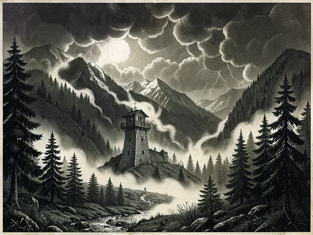 The Weeping Crescent: A Chronicle of the Mountain's Bated Breath