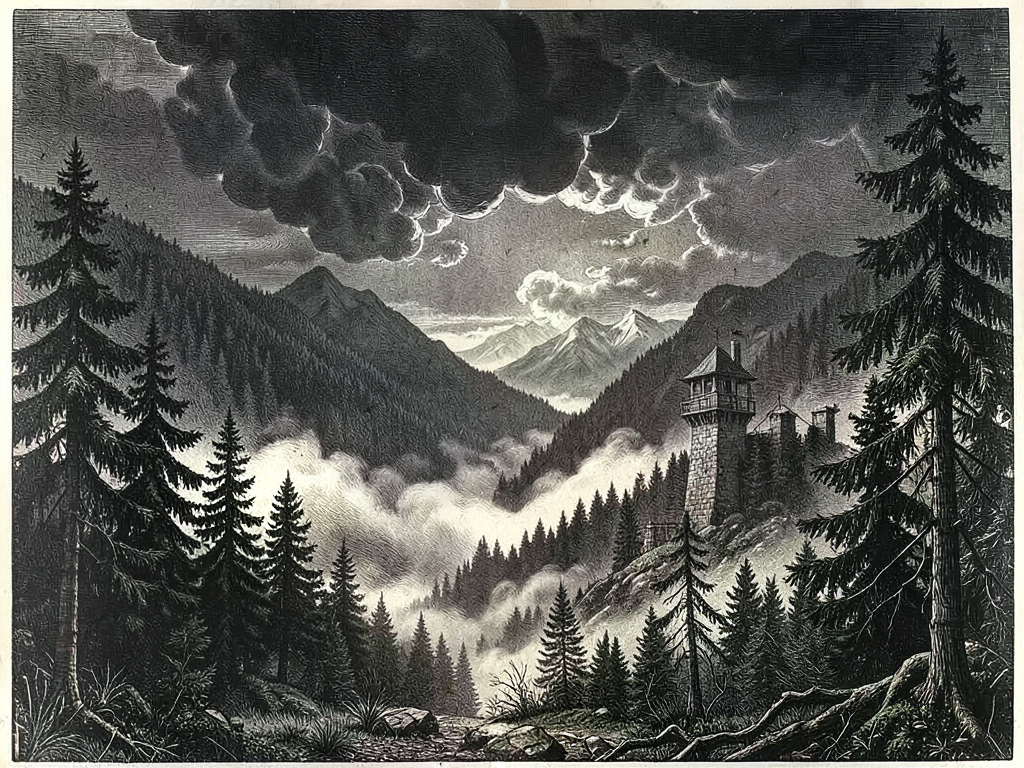 Royal Meteorological Chronicle: Starry Firmament under Waxing Gibbous
