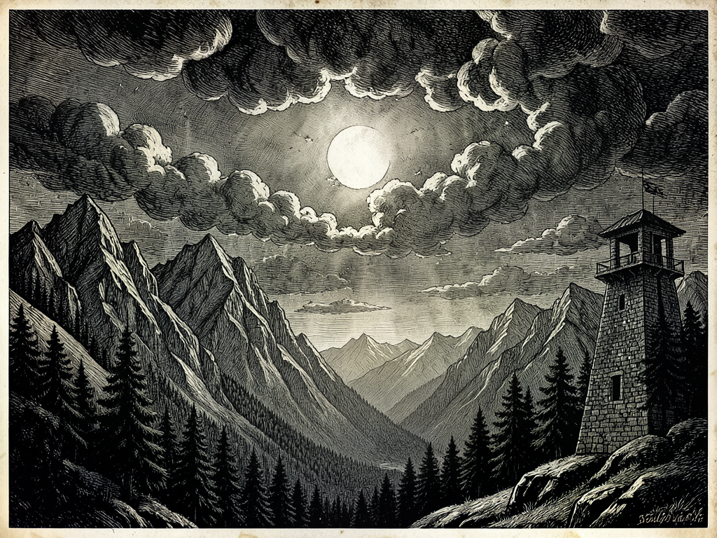 Chronicles of the Carpathian Sky: A Nocturne of Falling Mercury and Waning Light