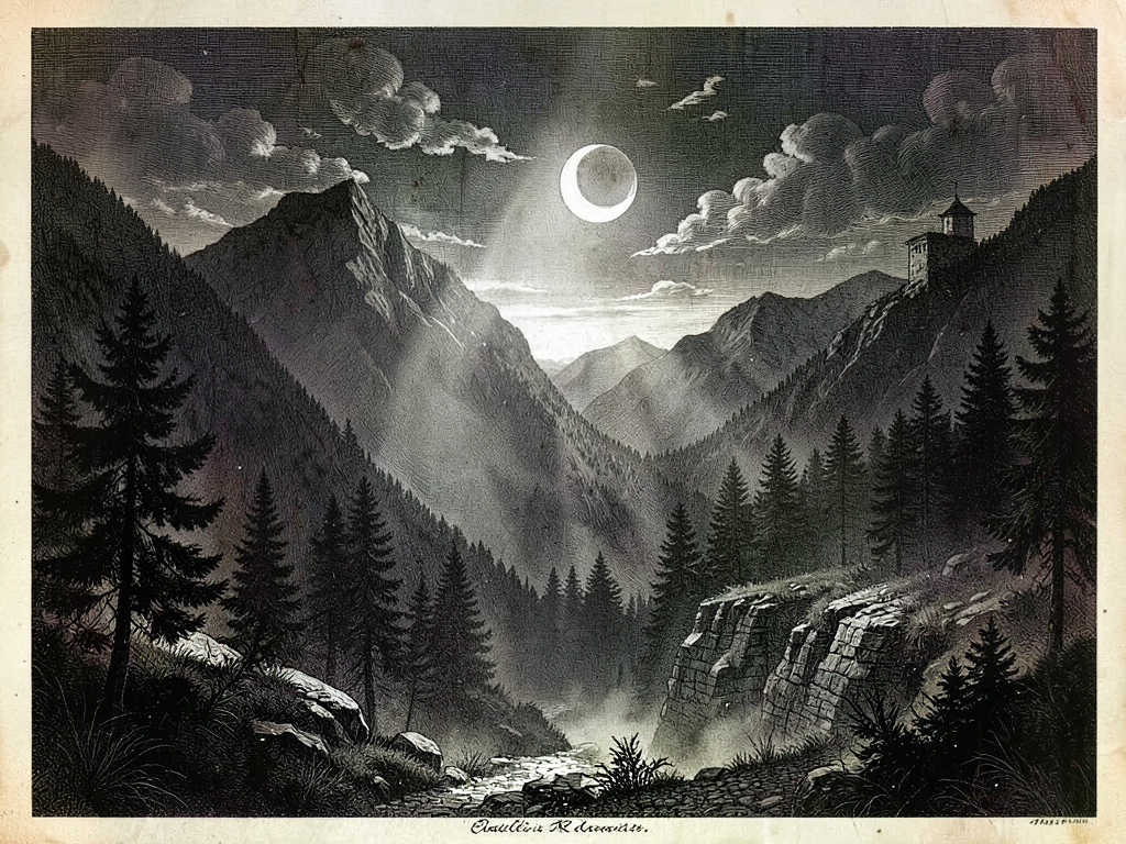 Royal Meteorological Chronicle: Nocturnal Spectral Fog under Waxing Crescent