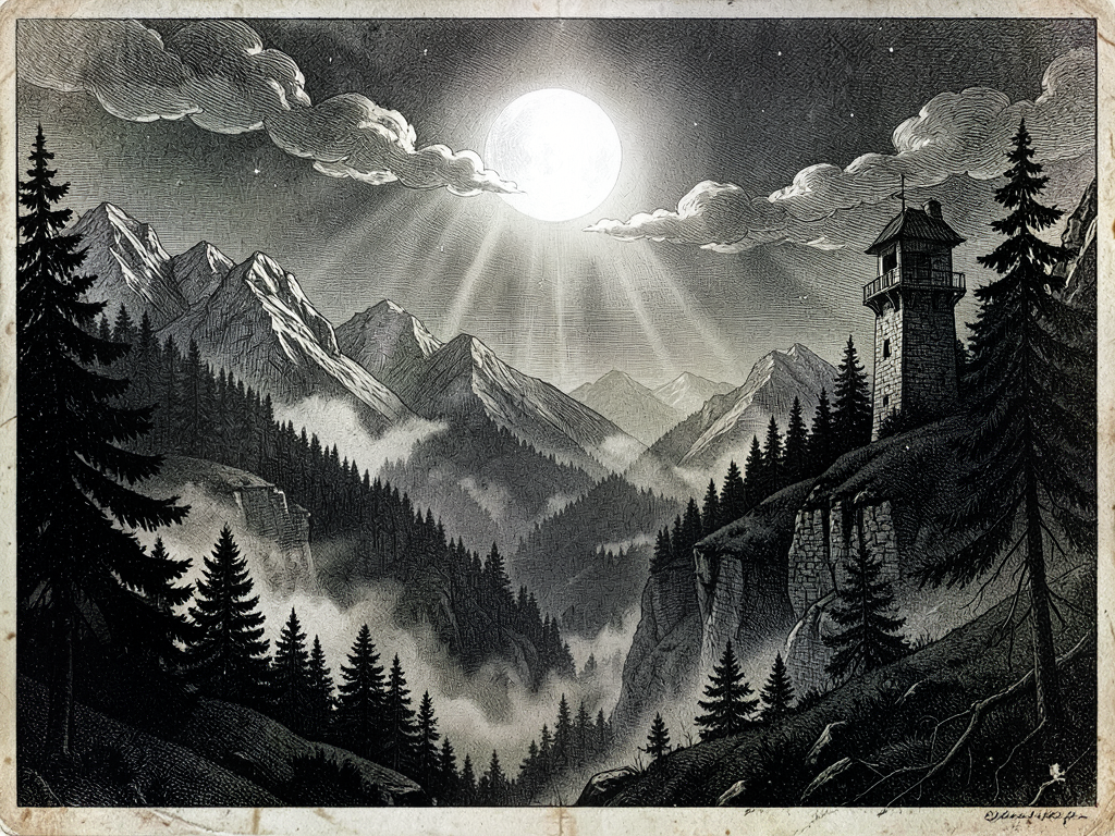 Royal Meteorological Chronicle: Nocturnal Spectral Fog under Waning Gibbous