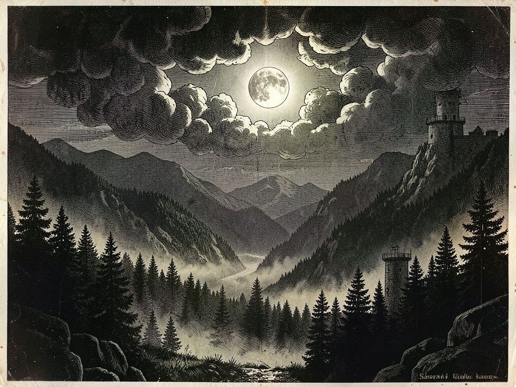 Royal Meteorological Chronicle: Nocturnal Spectral Fog under Waning Gibbous