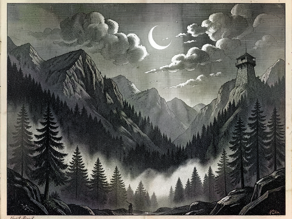 Royal Meteorological Chronicle: Nocturnal Spectral Fog under Waning Crescent