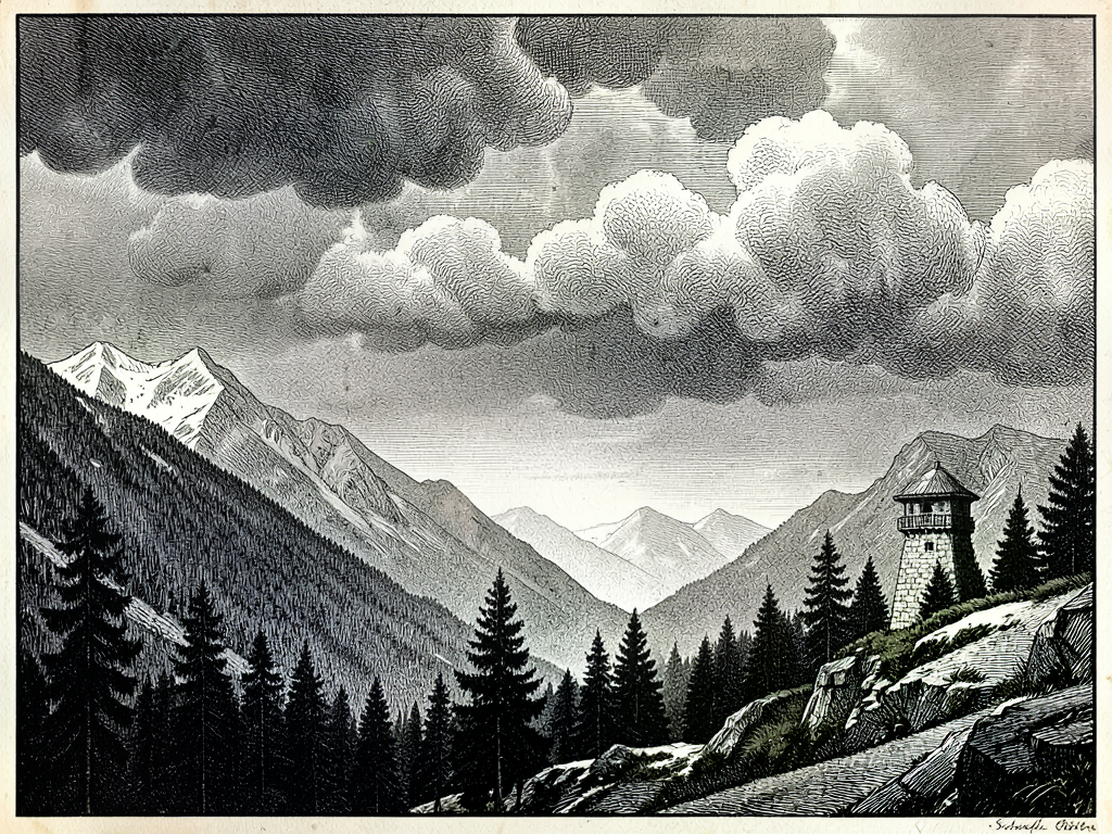 Royal Meteorological Chronicle: Overcast Storm Cloudbank