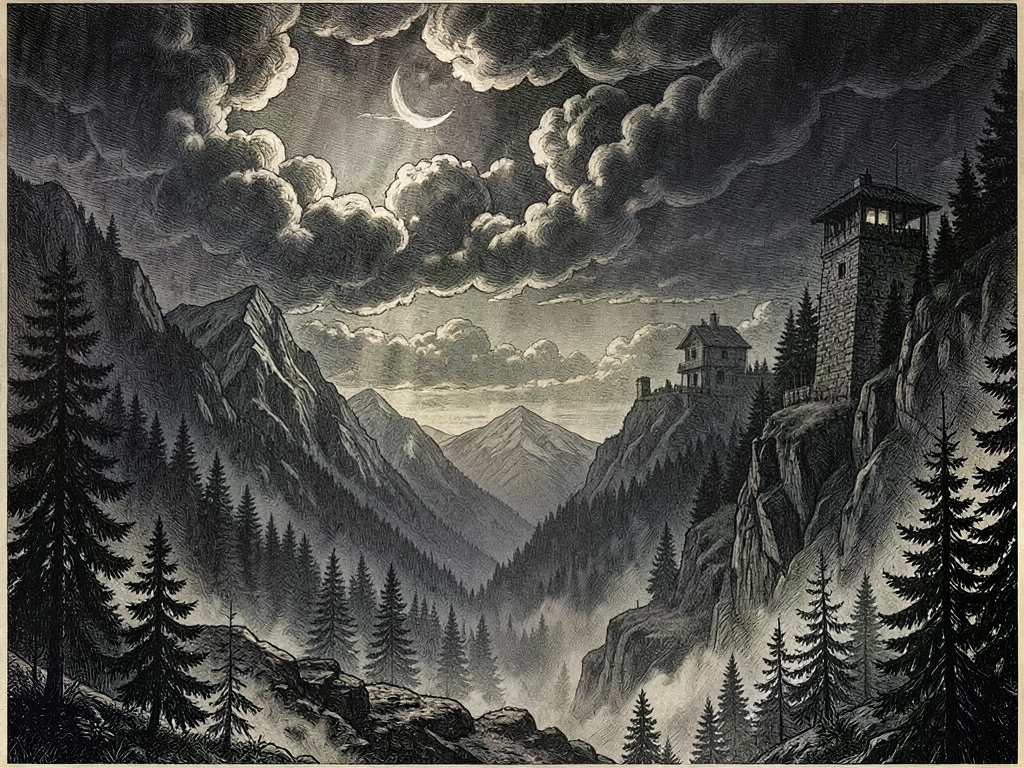 Royal Meteorological Chronicle: Nocturnal Spectral Fog under Waning Crescent