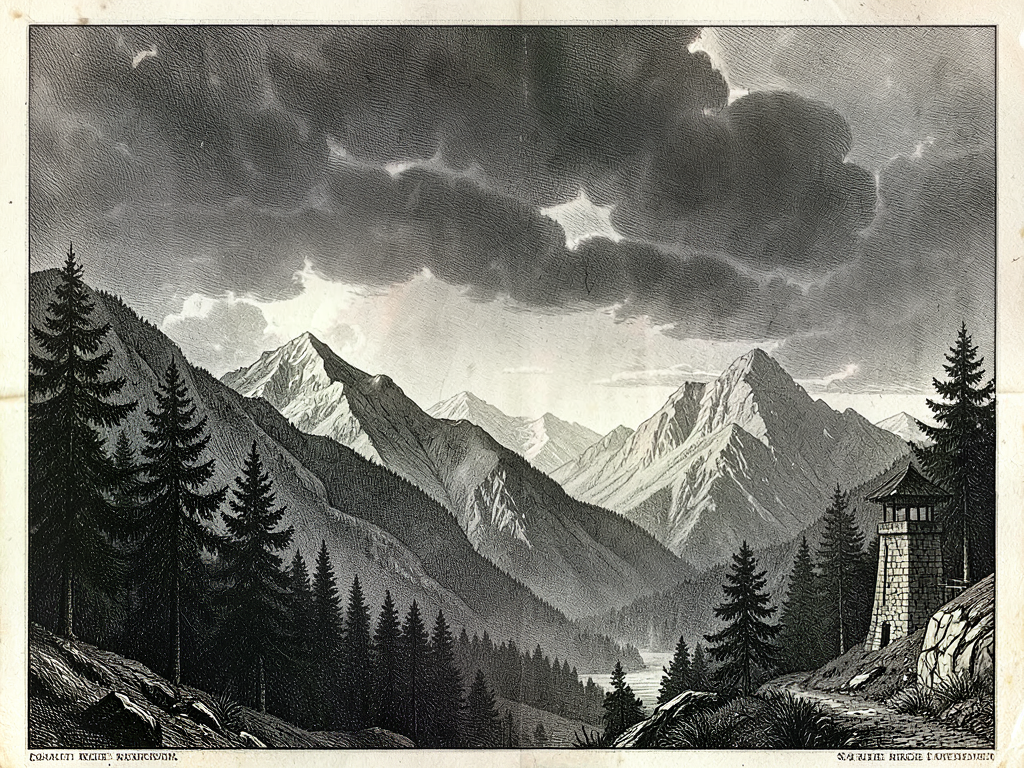 Mercurial Descent: A Chronicle of Carpathian Stillness