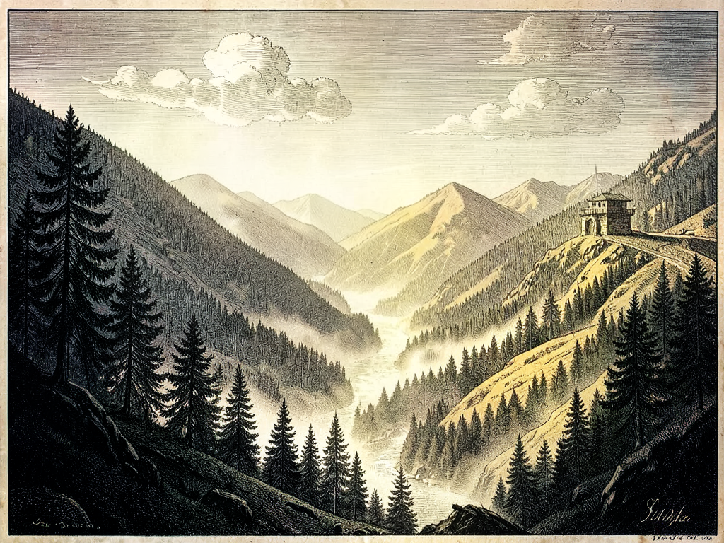 Carpathian Meteorological Chronicle: The Sunlit Mist and the Waning Moon